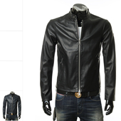 阿玛尼AX 夹克皮衣外套 海外直邮 Armani 正品 男士 8NZB08 ZNAAZ