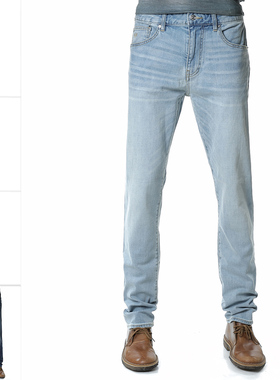 Armani/阿玛尼AX 男士时尚休闲水洗长裤牛仔裤 XM000049 AF13361