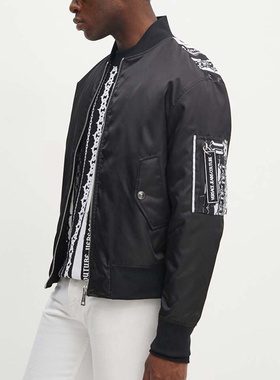 Versace/范思哲VJ 男士奢潮印花短款外套夹克 77GAS405 CQD58