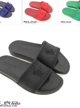 Versace/范思哲海外直邮 男士 美杜莎 一字 拖鞋 DSU5883 DGO9G