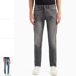 鹰标修身 时尚 休闲长裤 Armani 6R1J75 男士 牛仔裤 1D05Z 阿玛尼EA