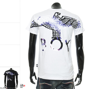 TEE 修身 LONDON正品 FLOCK 男士 EAGLE BOY T恤BOY 203038 短袖