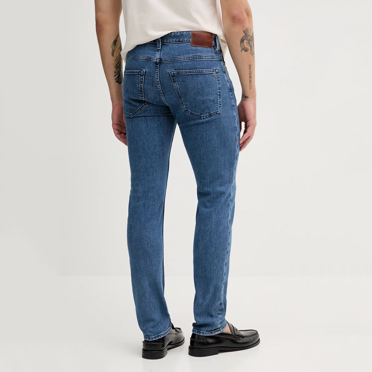 Hugo Boss橙标 男士时尚休闲简约长裤牛仔裤 50544629 10251068