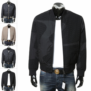 鹰标2面穿保暖外套羽绒服EM003783 男士 AF19870 阿玛尼EA Armani