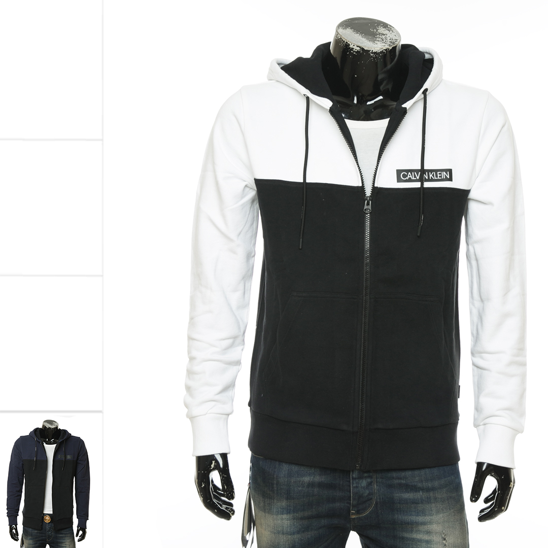 CALVIN KLEINCK 海外直邮 男士休闲百搭连帽开衫卫衣 K10K105588