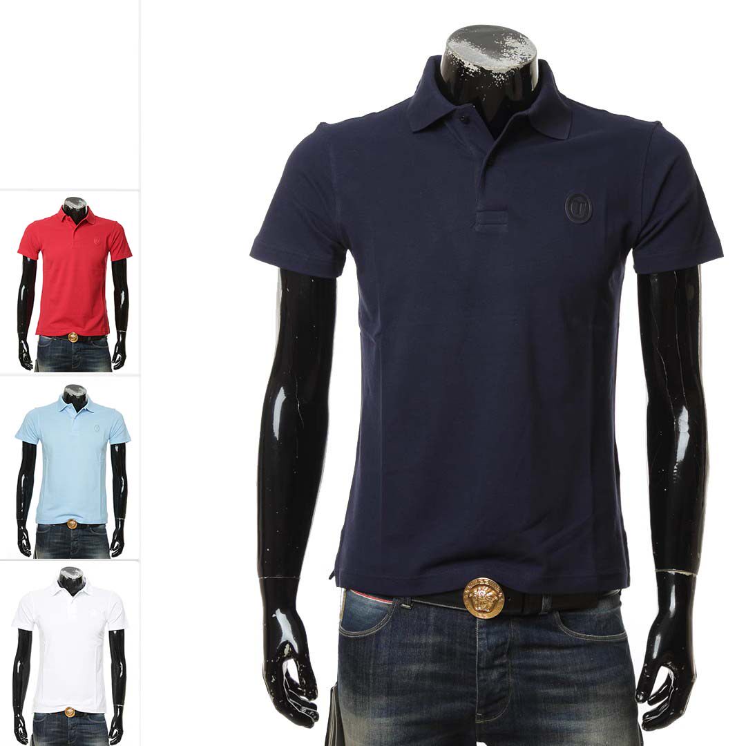 trussardi 楚萨迪 男士简约纯色休闲短袖polo衫52t00733 1t006330