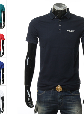 Armani/阿玛尼AX 海外直邮 简约男士短袖POLO衫 8NZF80 Z8H4Z