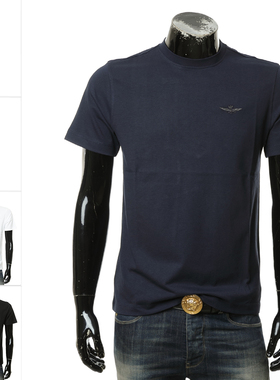 Aeronautica Militare AM空军 男士时尚纯棉短袖T恤241TS2065J592