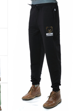 moschino/莫斯奇诺男士经典小熊潮牌运动休闲裤 242V1A6814 4424