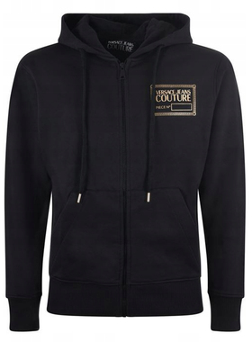 Versace/范思哲VJ 男士潮牌奢华金标连帽开衫卫衣 75GAIT12 CF06T