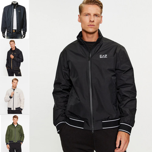 阿玛尼加绒保暖经典夹克外套