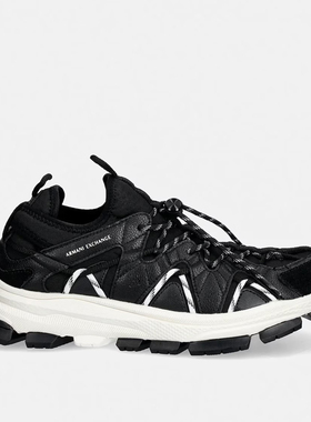 Armani/阿玛尼AX 男士时尚厚底防滑低帮休闲鞋 XM002196 AF21423