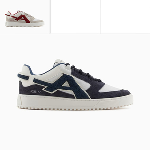 阿玛尼EA X4X636 男士 简约低帮休闲鞋 XR330 奢潮真皮时尚 Armani