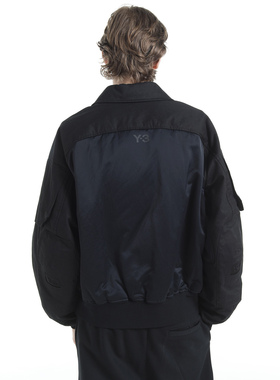 Y3 Y-3 海外直邮 男士潮牌宽松保暖时尚休闲简约夹克外套 JY4554