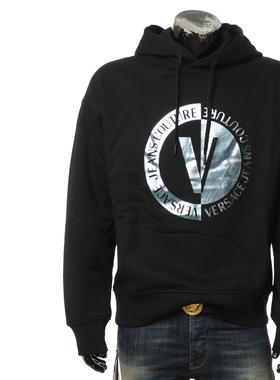 Versace/范思哲VJ 男士潮牌时尚连帽套头卫衣 75GAIF05 CF03F