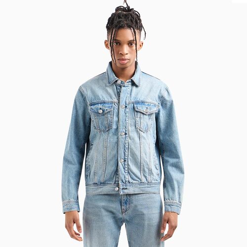 Armani/阿玛尼男士牛仔夹克外套
