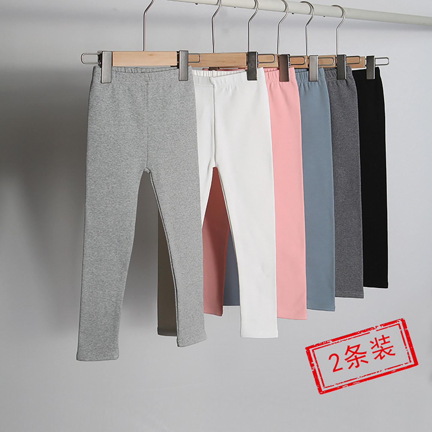 米丁堡春秋长裤女童纯棉打底裤图片