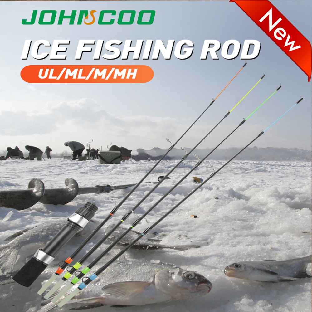 新款跨境冰钓竿TEMU俄罗斯压扁竿稍虾竿钓鱼竿批发冬钓竿冰钓竿