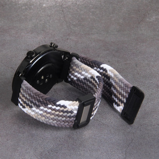 适用fitbit versa3/4编织表带sense2手表带versa2塑胶磁吸扣表带