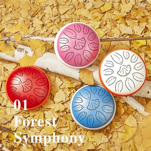 空灵鼓乐器儿童手碟口袋空灵鼓6寸11音初学忘忧鼓钢舌鼓打击乐器