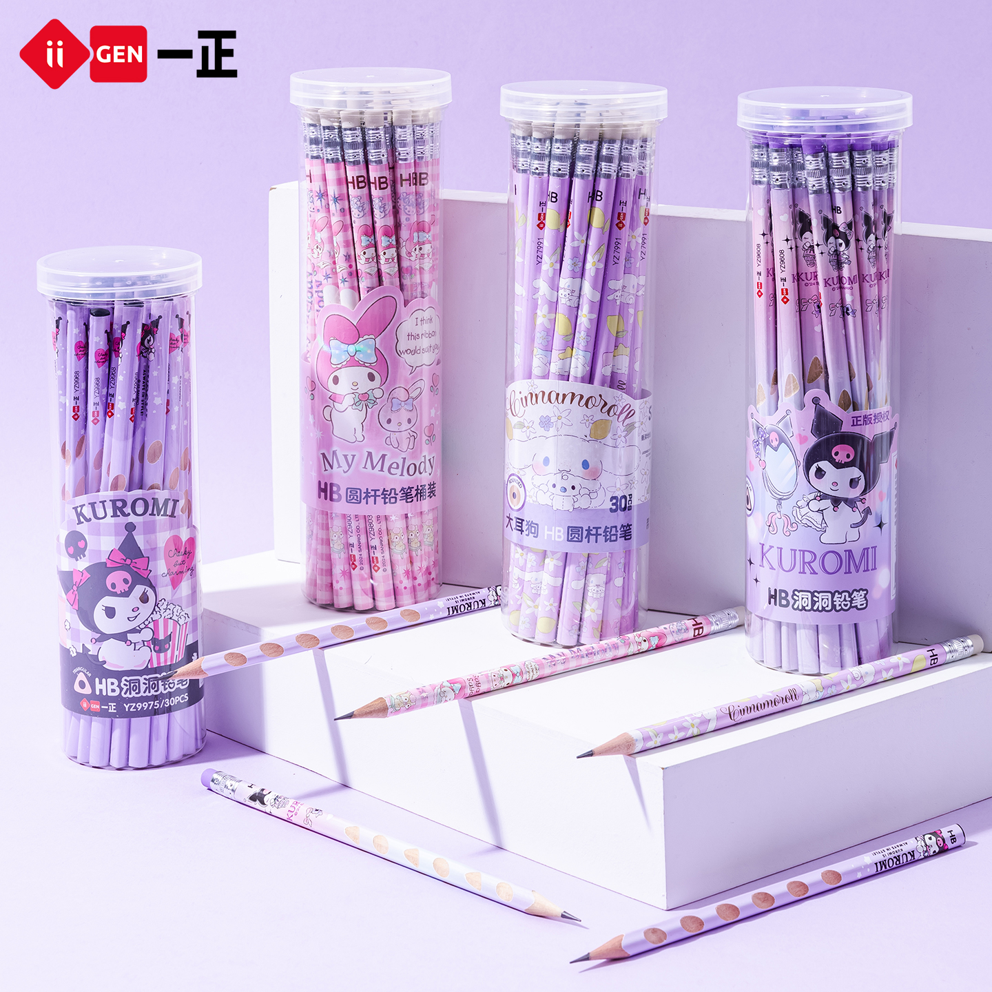 一正酷洛米铅笔（桶装）