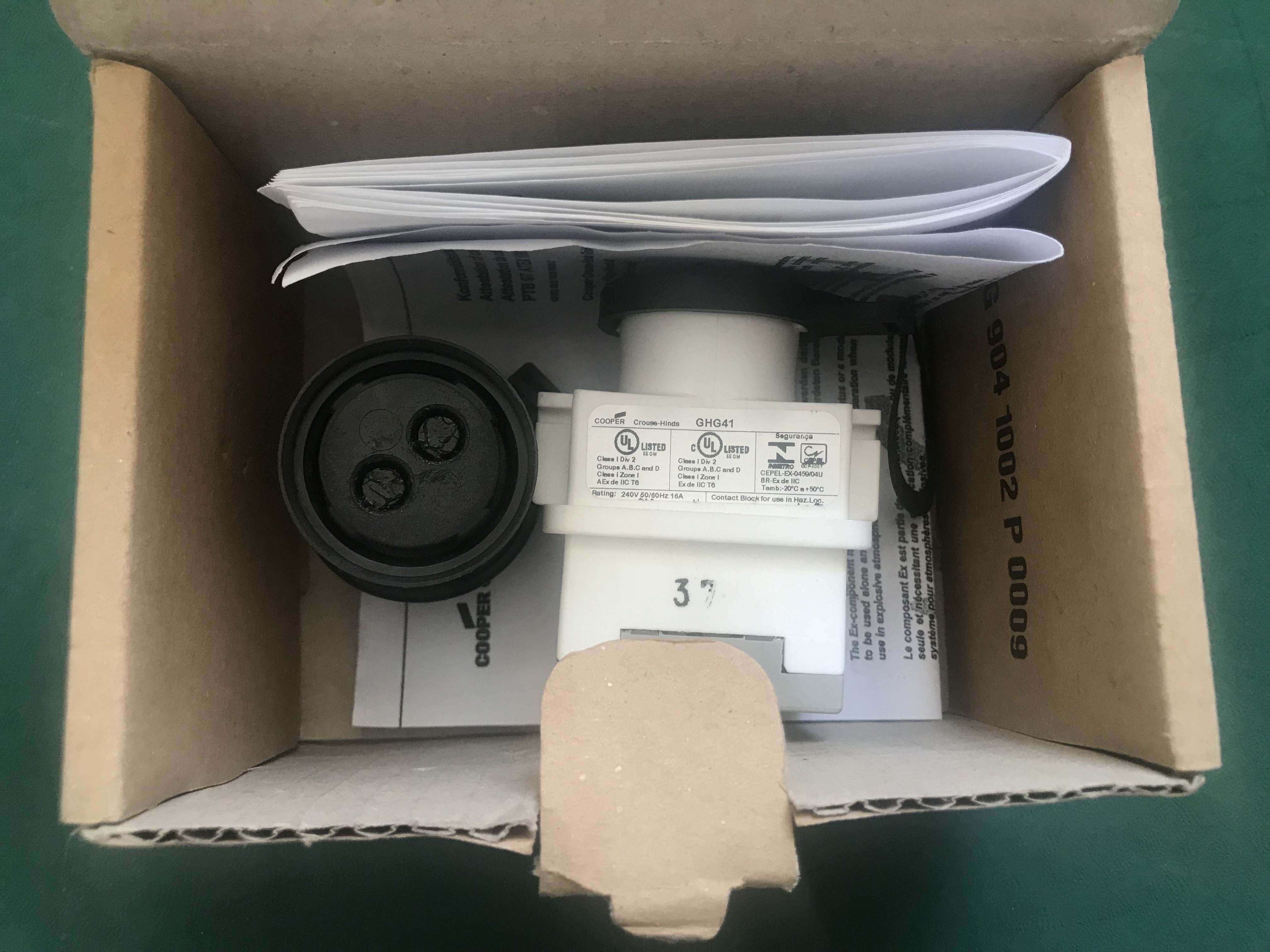 议价ceac 原装正品库柏防爆插头ghg4188190r4507