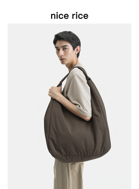 nice rice好饭 大号单肩手提通勤包/内含子包 男女同款NHU33002
