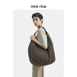 男女同款 nice 内含子包 大号单肩手提通勤包 NHU33002 rice好饭