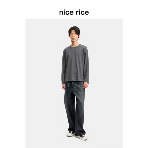 nicerice好饭宽松复古牛仔裤