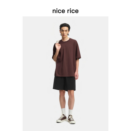 nicerice好饭宽松薄棉短裤
