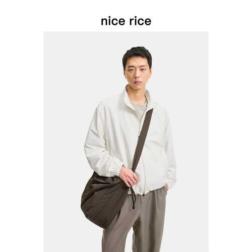 nicerice好饭斜挎抽绳包