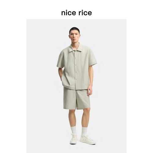 nicerice好饭宽松休闲短裤