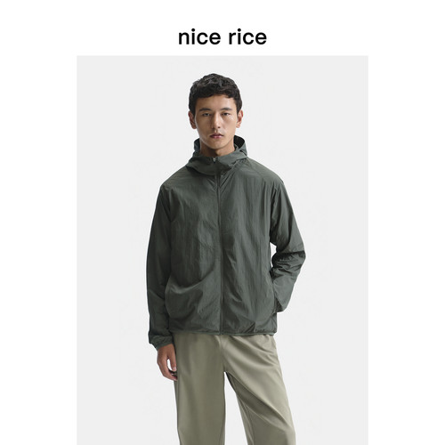 nicerice好饭宽松连帽防晒夹克