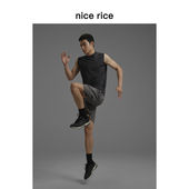 s.系列宽松吸湿速干无感梭织运动短裤 nice rice好饭 男NHC11109