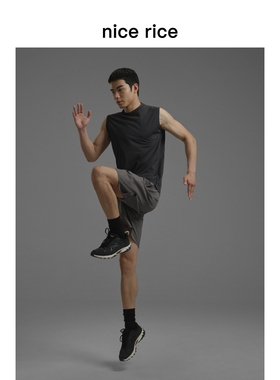 nice rice好饭 s.系列宽松吸湿速干无感梭织运动短裤男NHC11109