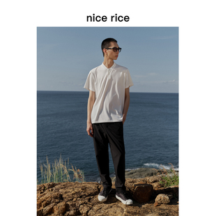 微弹防晒拒水内抽绳运动长裤 s.系列修身 男NGC11042 rice好饭 nice