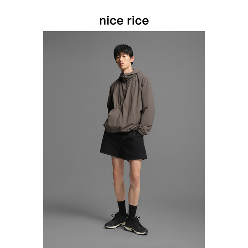 nicerice好饭宽松梭织短裤