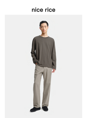 nice rice好饭 26春季新品8.5盎司直筒水洗复古牛仔裤男NIC13024