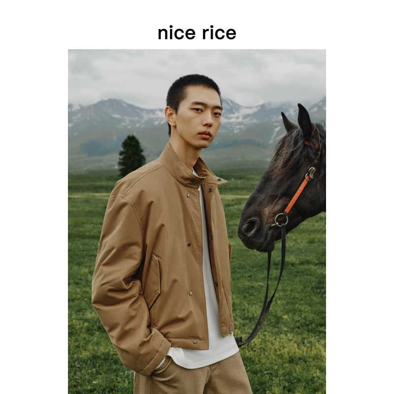 nicerice好饭全棉短款羽绒服