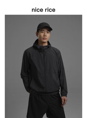 nice rice好饭 s.系列轻量防晒可收纳宽松拉链连帽夹克NHC06126