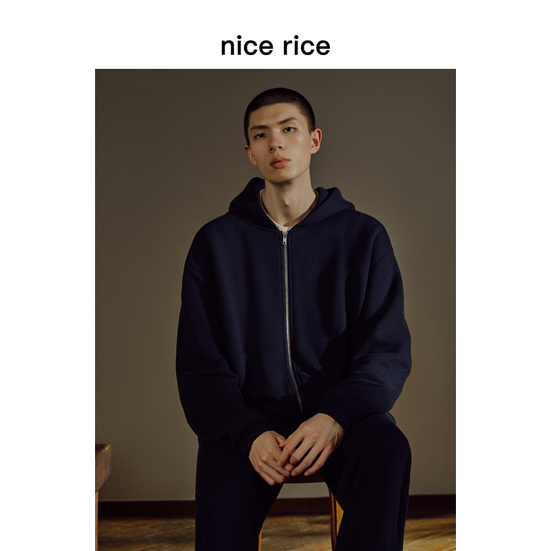 nicerice好饭全棉连帽卫衣