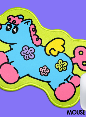 OIA无二垫店马年鼠标垫女生高颜值办公室小号家用桌面脑电竞可爱