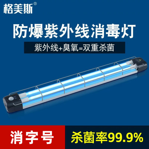 紫外线消毒灯双管防爆灯架杀菌灯