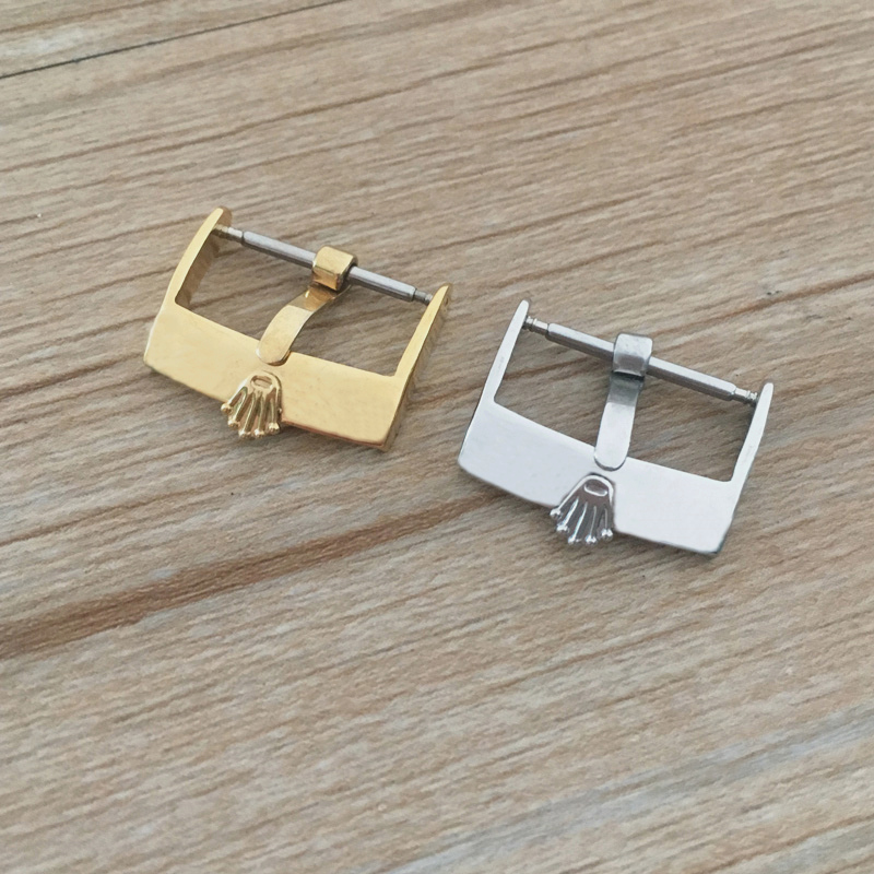 劳力士适配精钢银色表扣