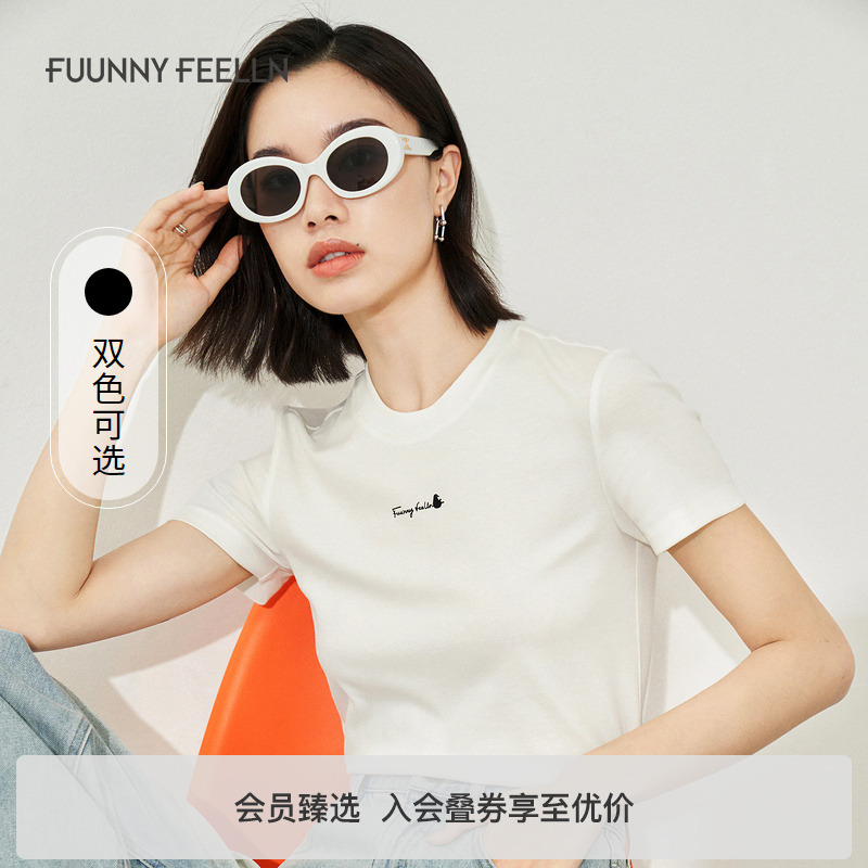 商场同款仿佛夏季短袖印花