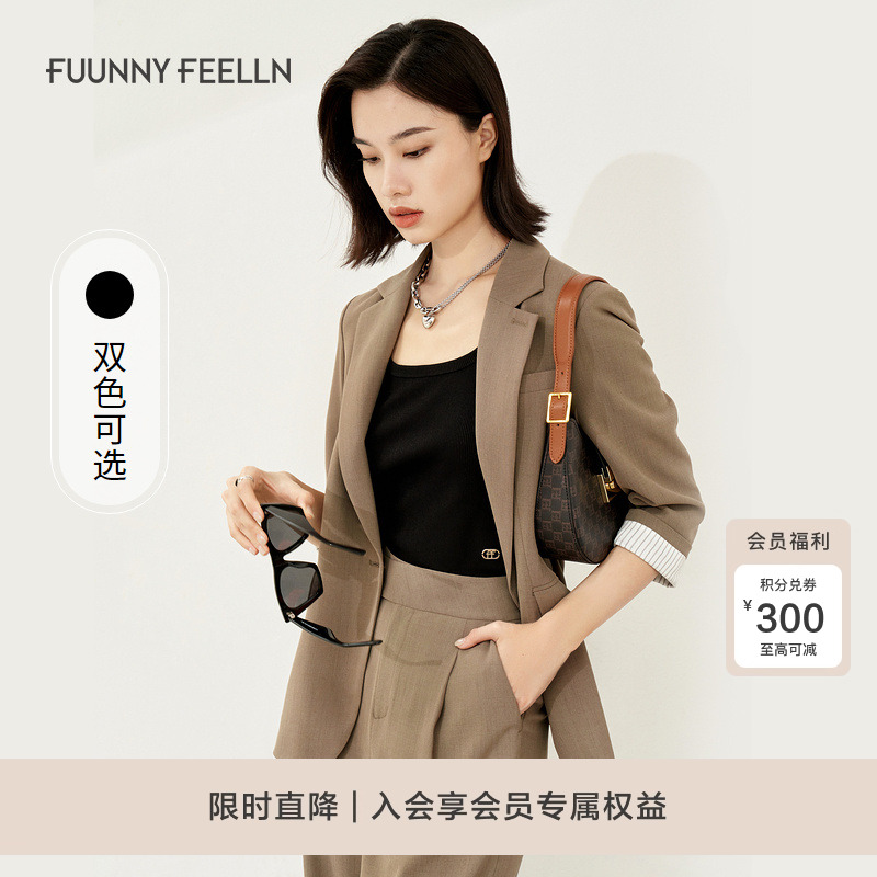 商场同款七分袖休闲外套