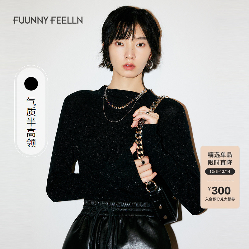 仿佛镂空羊毛针织衫女