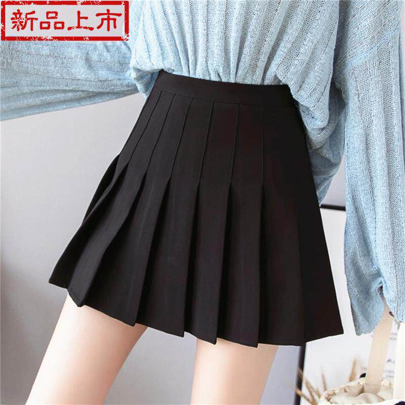百褶裙短裙高腰藏蓝色防走光女裙连衣裙春装加大码校服女童7帅气在类目 女装/女士精品, 半身裙中 - 来自Buy2taobao.com提供专业的淘宝代购服务