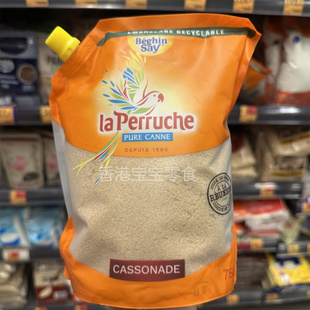 香港代购laPerruche进口黄蔗砂糖750g烘焙原料有机蔗糖