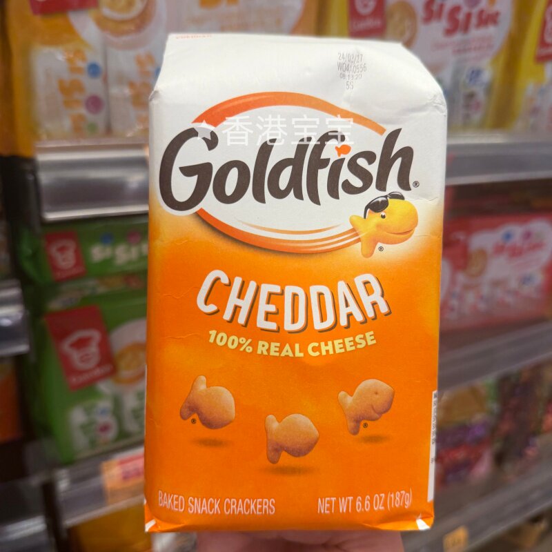 美国非凡农庄芝士金鱼饼干原味
